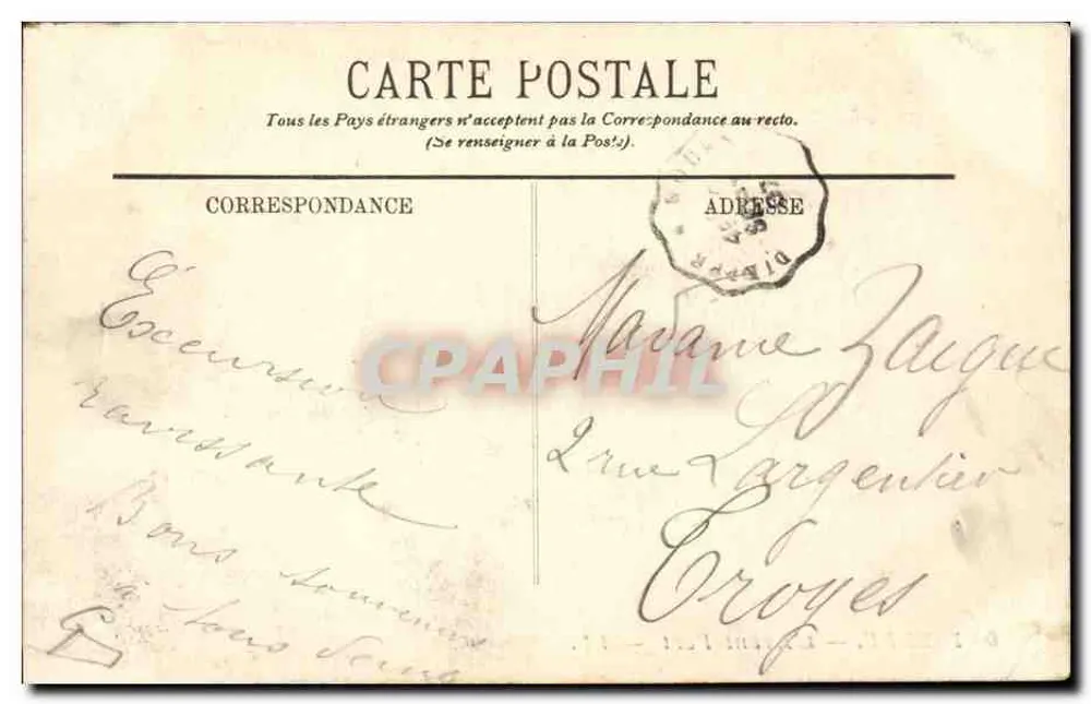 DIEPPE — L'Avant-Port — A. DUPPE - Verso