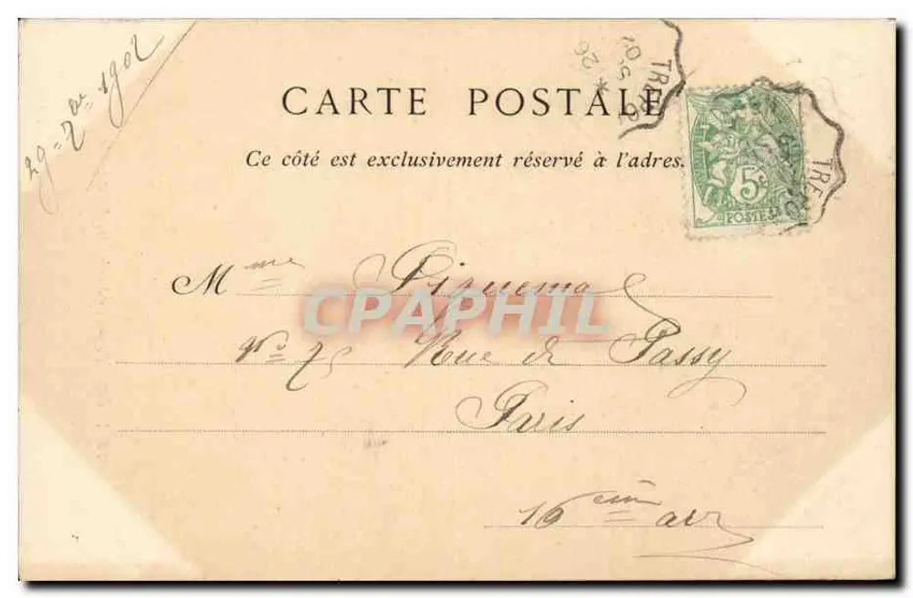 Le Tréport — O Presbitério, Século XVI — Coleções ND. Fot. n°77 - Verso