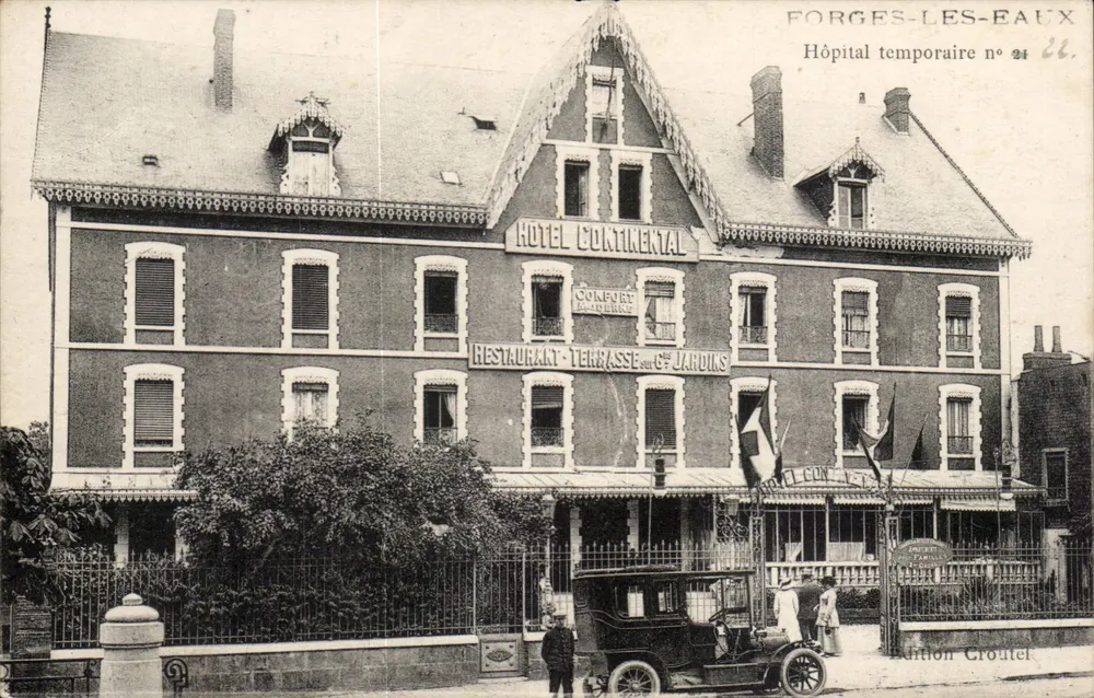 Hotel Continental — Forges-les-Eaux — Edition Groultel - Vorderseite