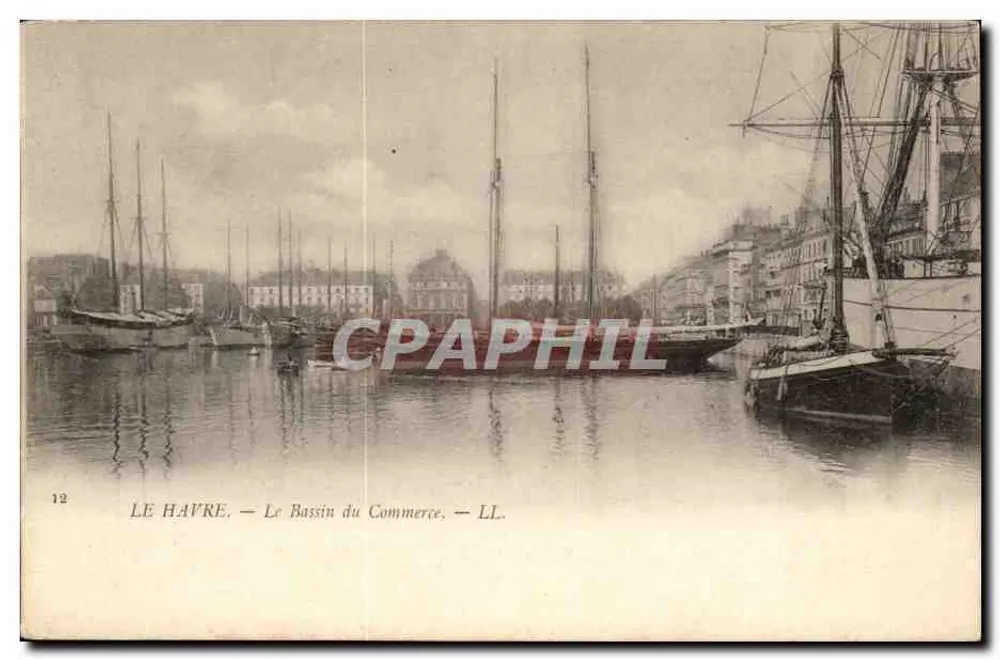 Le Havre — O Píer do Comércio — LL. — n°12 - Frente