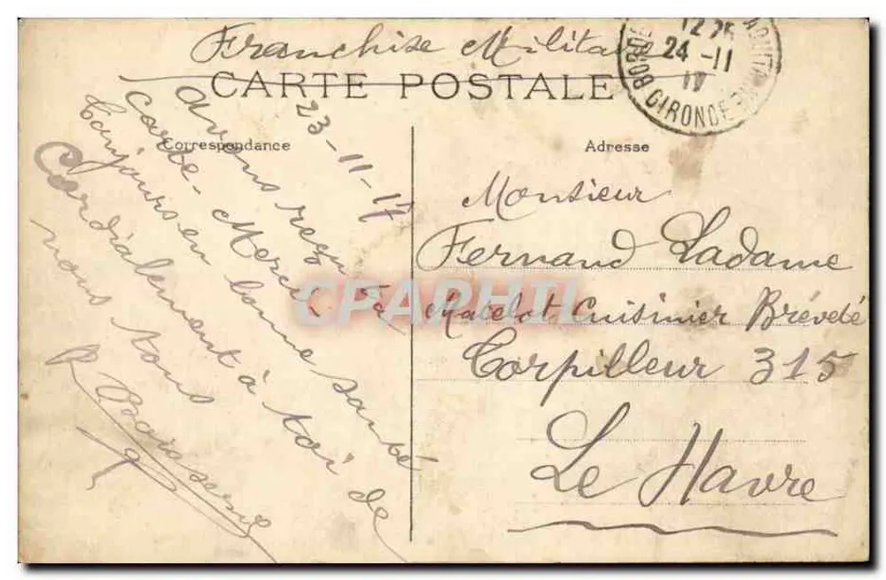 A BÉNÉDICTINE, em Fécamp — Museu - Sala da Renascença — editor não identificado, n° de série 10 - Verso