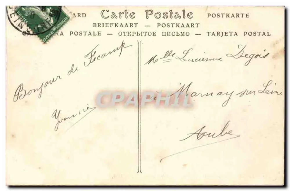 FÉCAMP - A Dique-Promenade em direção ao Cassino — ND Pbot. - Verso