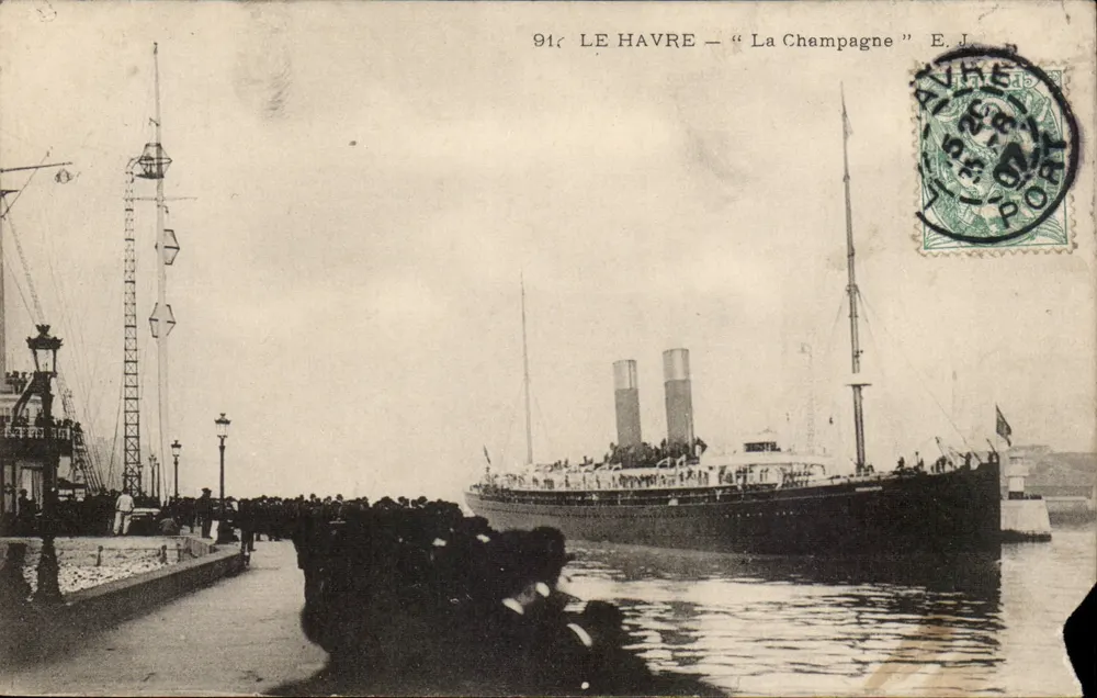 Le Havre — "La Champagne" — E.J. n°91r - Vorderseite