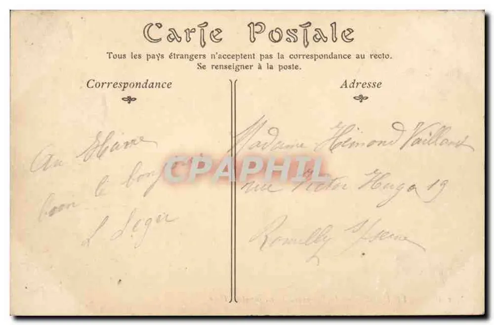 Le Havre — Der Maritime Boulevard und die Hève — ND Phot - Rückseite