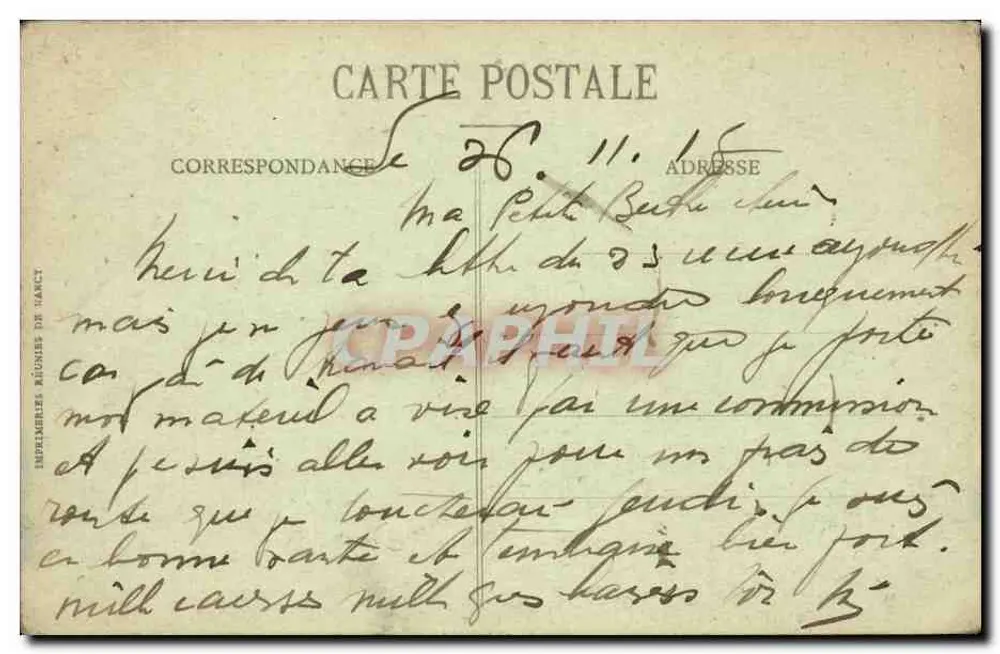 Le Havre — Vista geral — C.V. 2:66 - Verso