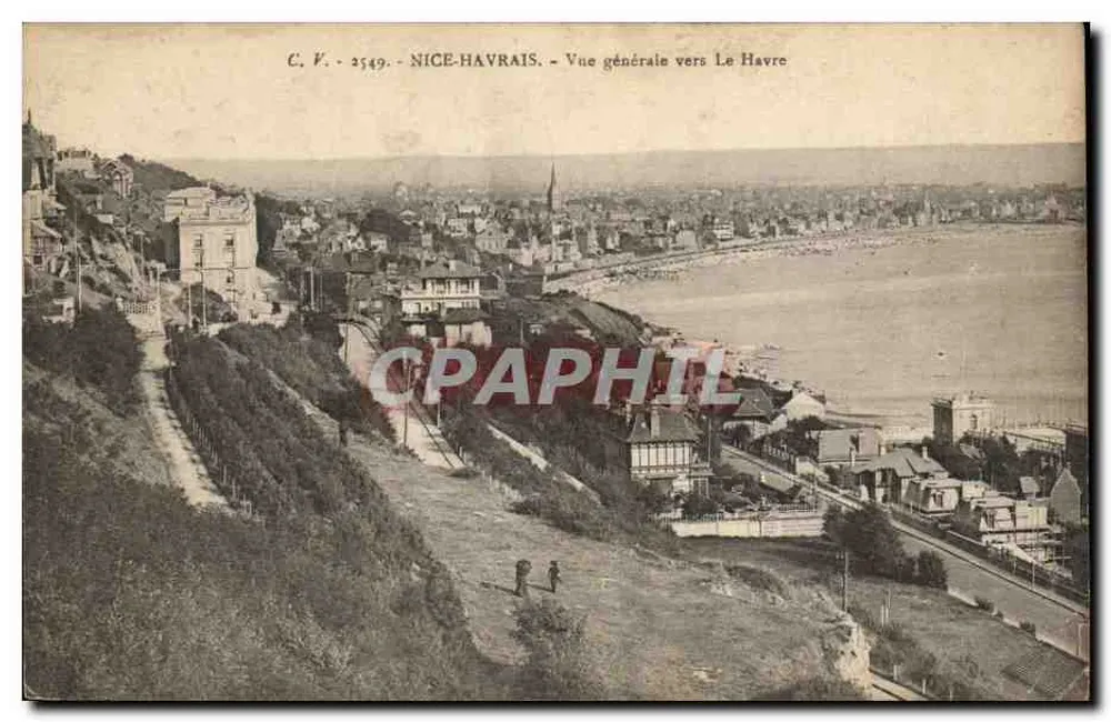Nice-Havrais — Vista geral em direção a Le Havre — C.V. 2549 - Frente