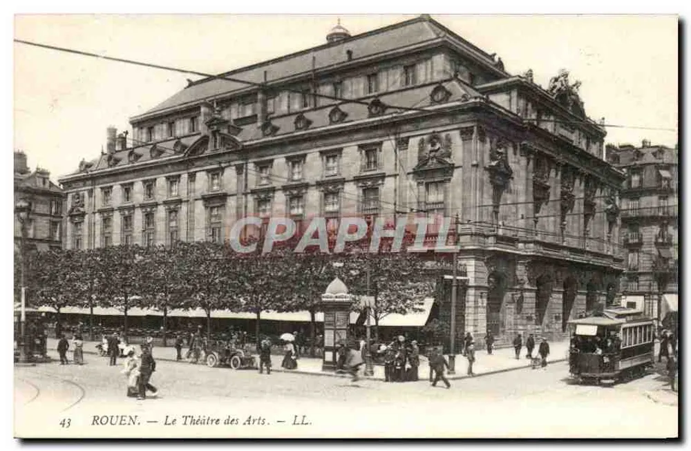 Rouen — O Teatro dos Artes — LL. n°43 - Frente