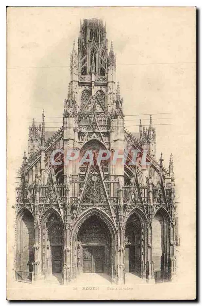 Rouen — Saint-Maclou — editor anônimo, n° 32 - Frente