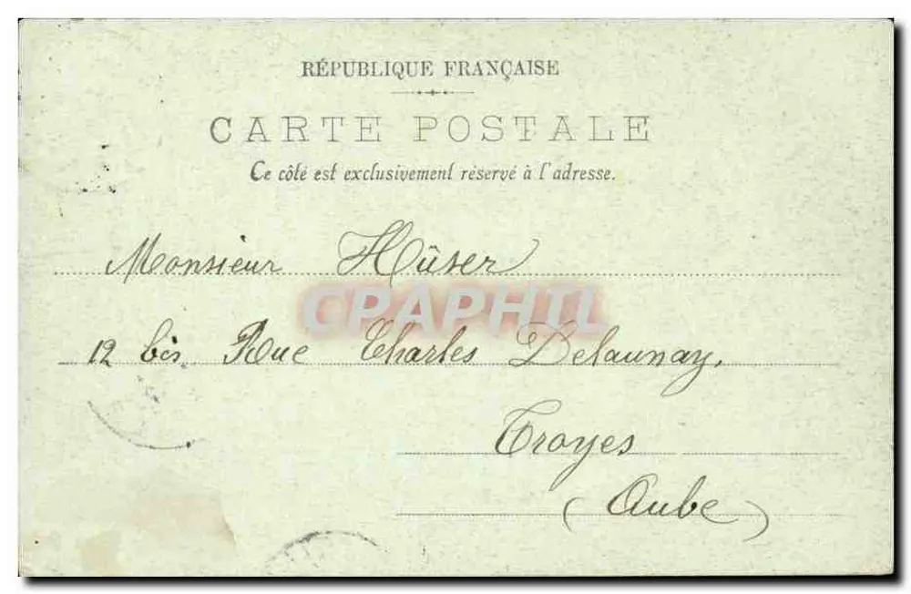 Dieppe — A Praia e a Estacada — LL. - Verso