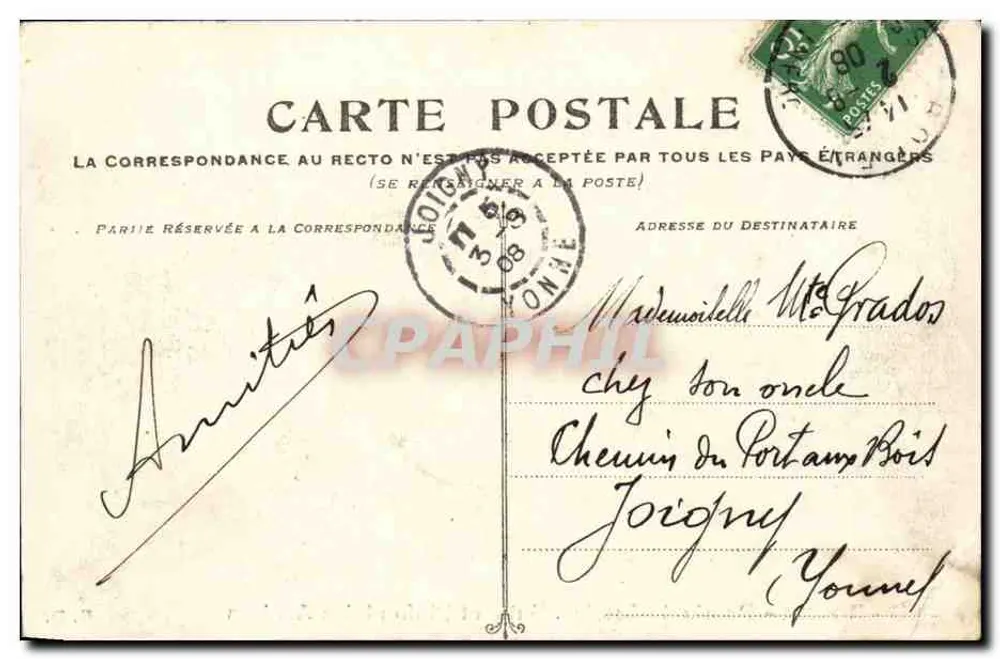 Rouen - Palast der Justiz. Saal und Decke der Assisen — E.D. n°345 - Rückseite