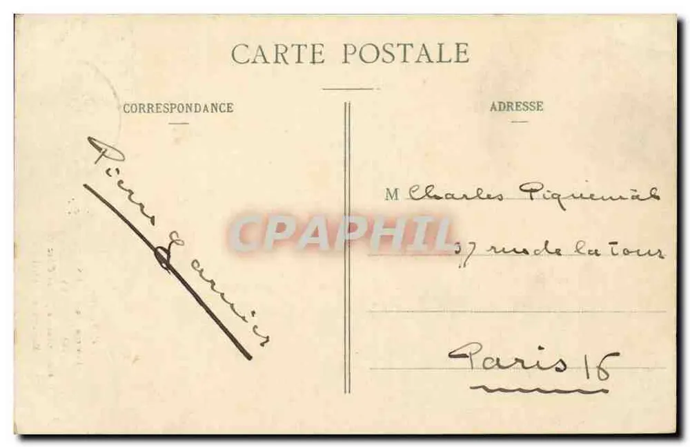 Monumento de Joana d'Arc — BONSECOURS — C.P. 609 - Verso