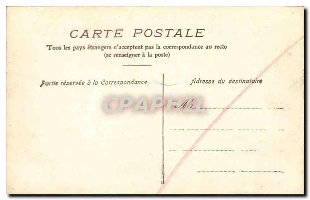 Le Havre — Place Gambetta und Theater — F.B. n°21 - Rückseite