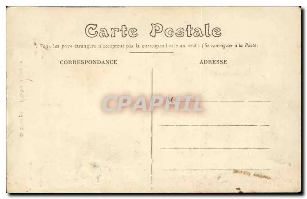 Dieppe — A Igreja de São Jacó — A. B. Sucessor, n°25 - Verso