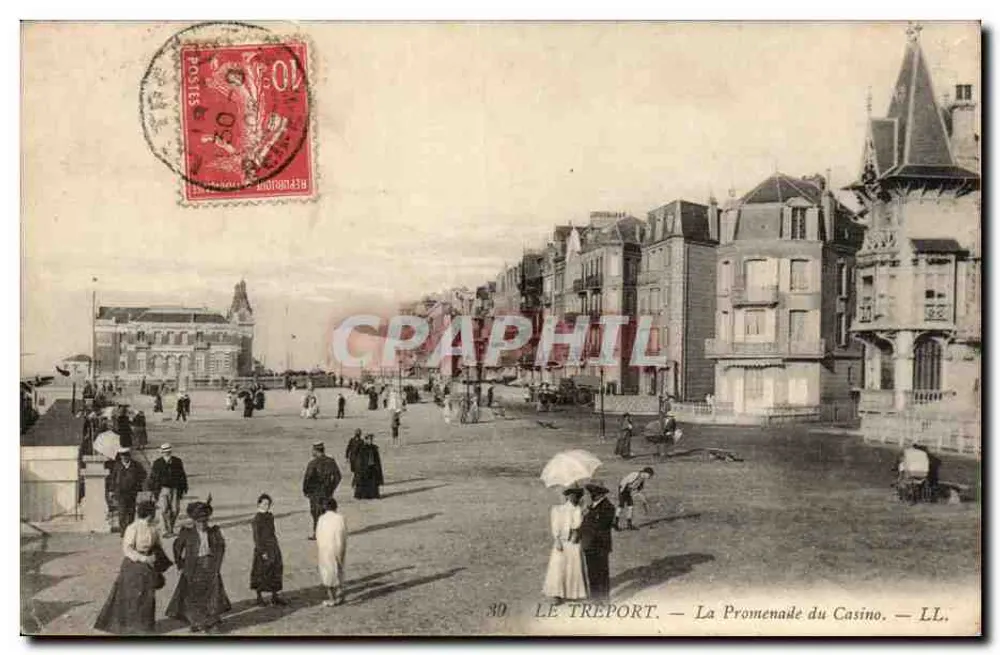 Le Tréport — A Promenade do Casino — LL. - Frente