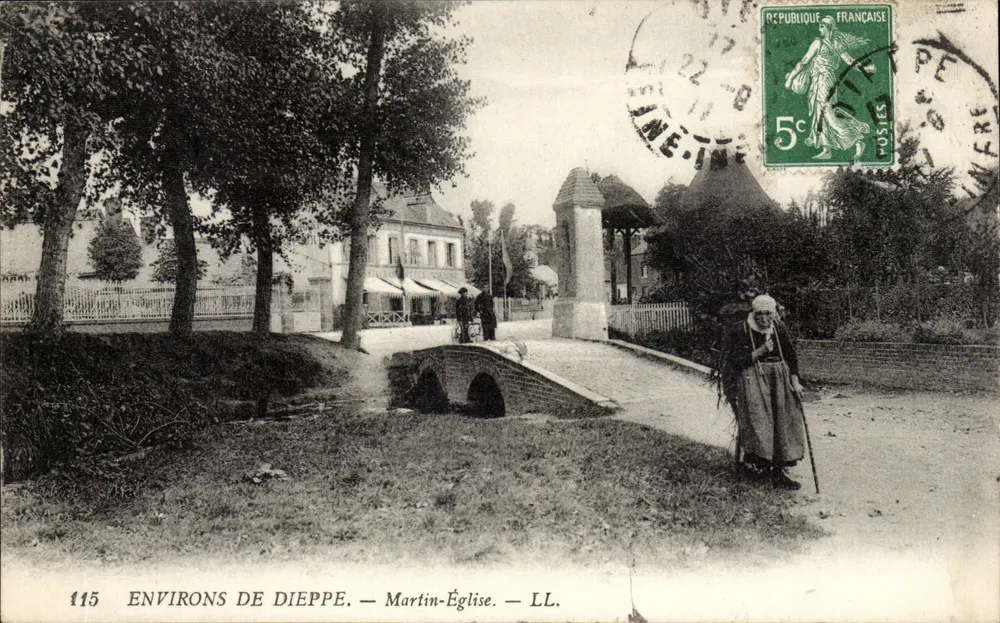 Martin-Église — Environs de Dieppe — LL. n°115 - Frente