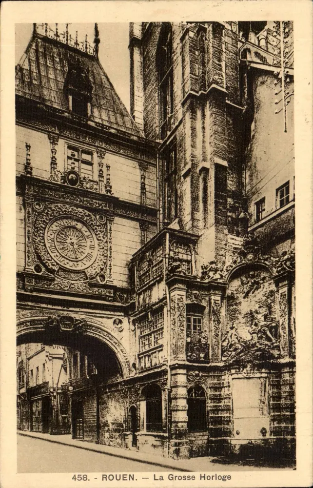 Rouen — A Grande Relógio — Edição 'La Gigue' - Frente