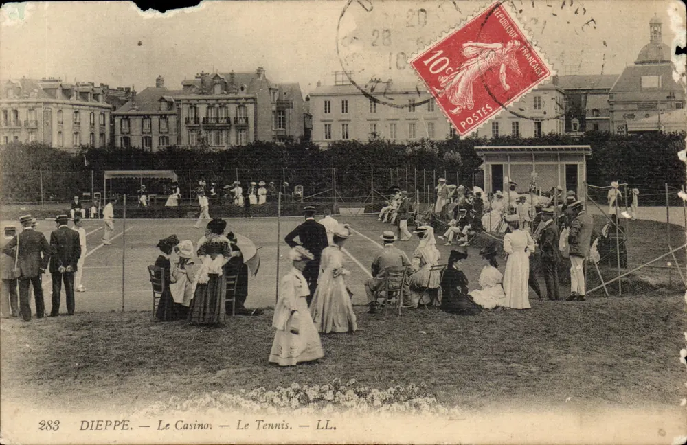 Dieppe — Das Casino — Tennis — LL. — Nr. 283 - Vorderseite