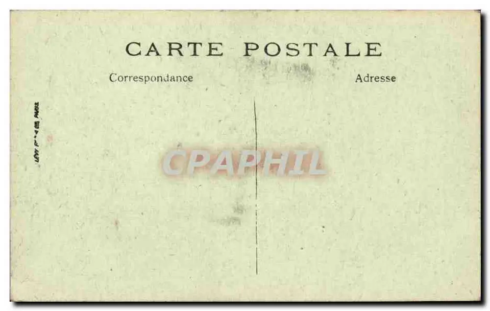 Dieppe — A Praia diante do Cassino — L.L. n°227 - Verso