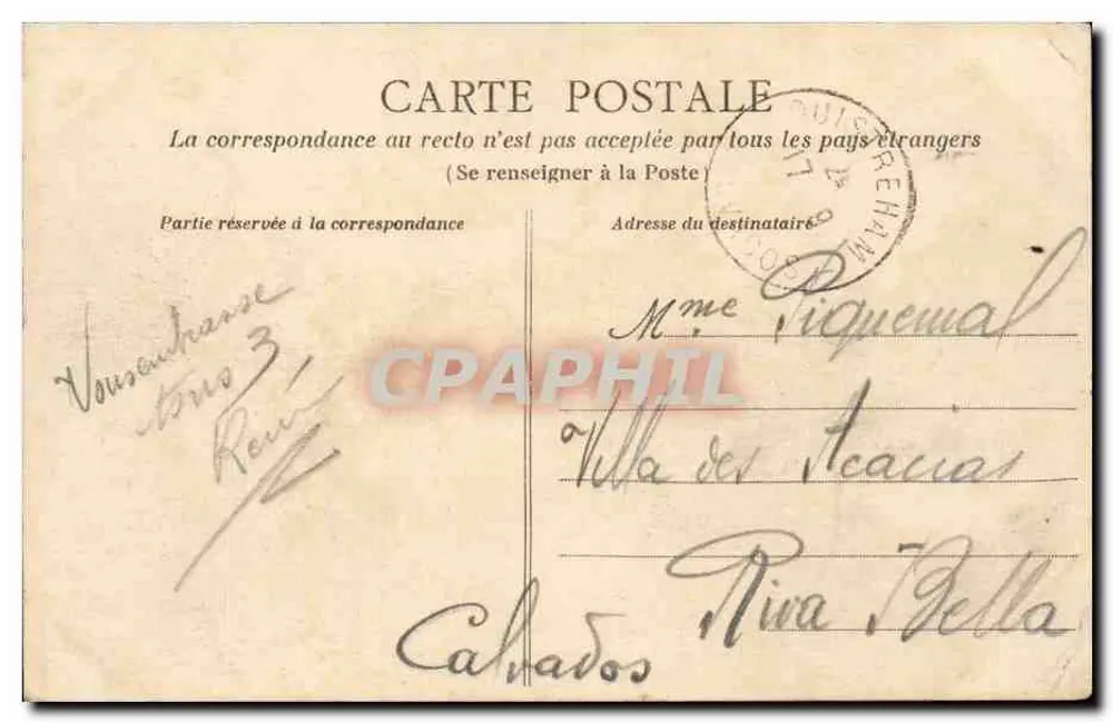 Le Havre — A dique Norte — E.B.Z. n°107 - Verso