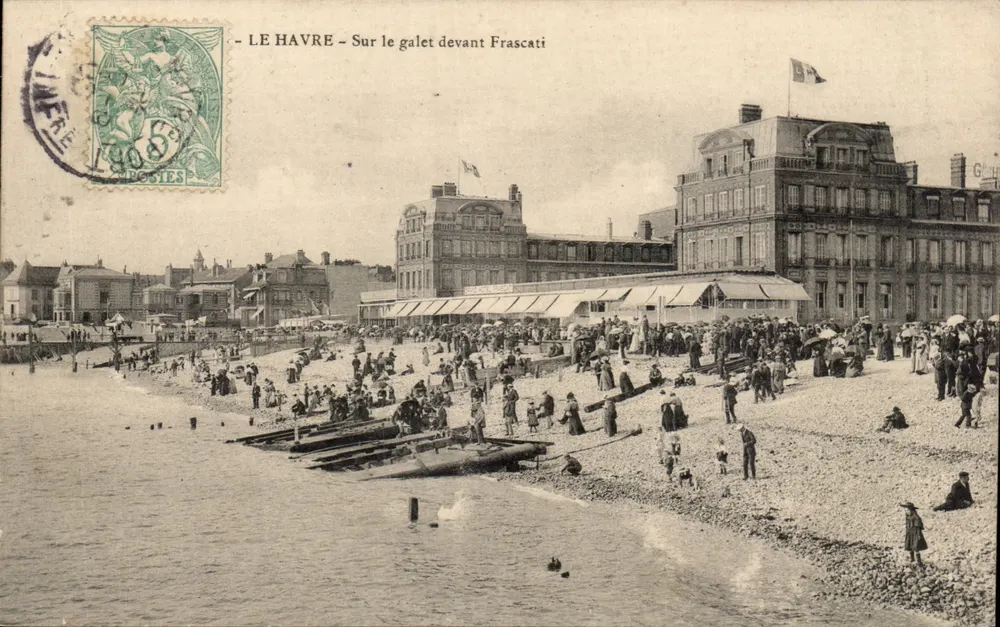 LE HAVRE — Sobre o rochedo diante do Frascati — Editor não identificado - Frente