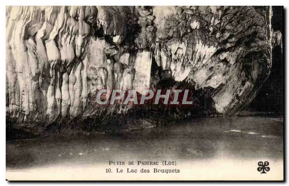 Poço de Padirac (Lot) — O Lago dos Buquêtes — MTÉ - Frente