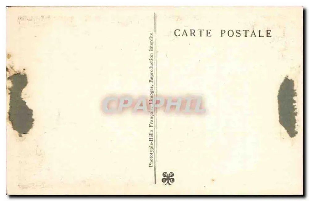 Puits de PADIRAC (Lot) — De bovenste vloeiende rivier — Phototypie-Hélios, Limoges - Achterkant