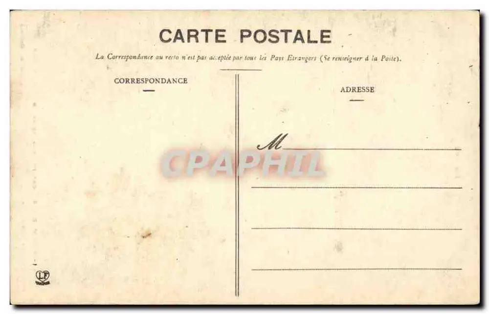 Rocamadour — Eingang zur Grand'Rue - Das Schloss — Phototype Lassusche Frères, Toulouse, n°3 - Rückseite