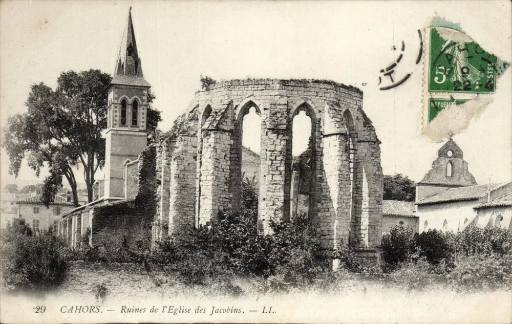Cahors — Ruinen der Kirche der Jakobiner — LL. - Vorderseite