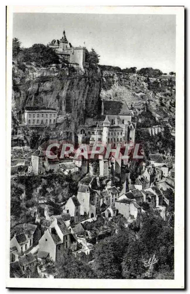 Rocamadour — Vista geral do sul — Edição Labouche Frères Toulouse - Frente