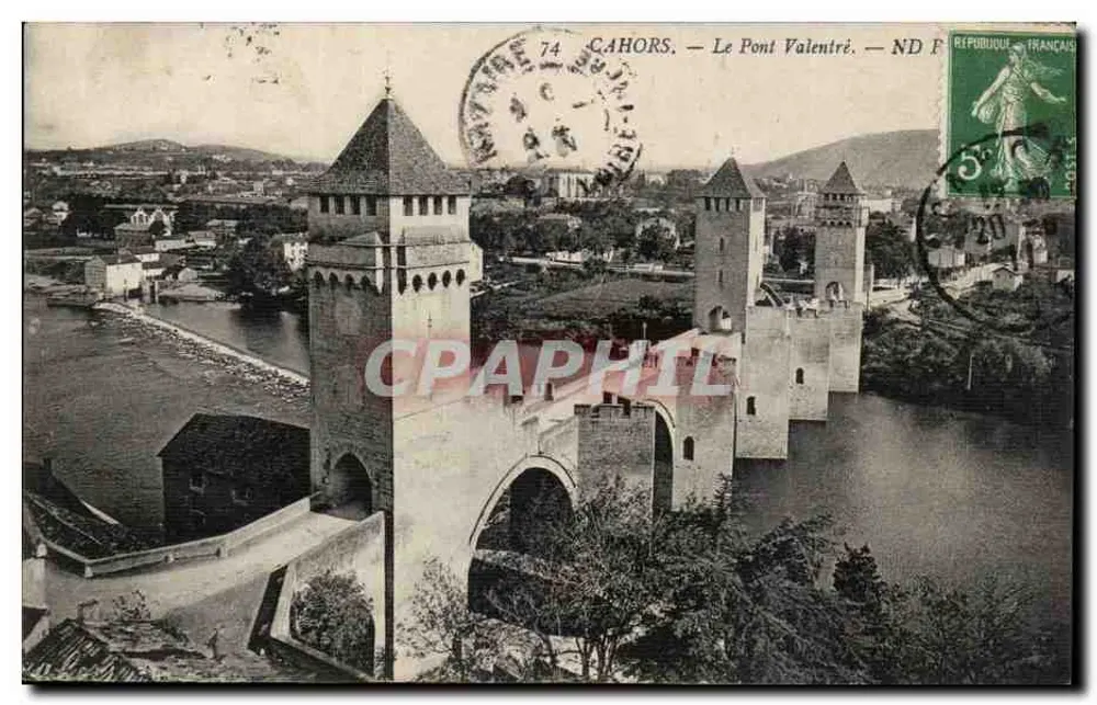 Cahors — O Ponte Valentré — ND F - Frente