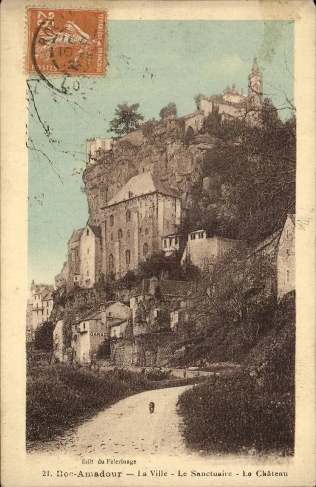Roc-Amadour — Die Stadt — Das Heiligtum — Das Schloss — Edit des Pilgerreises - Vorderseite
