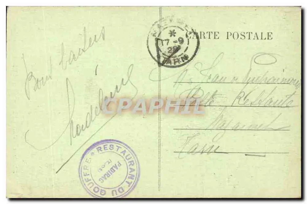 Poço de PADIRAC (Lot), Grand-Dôme, Estalactites — editor MTIL, n°20 - Verso