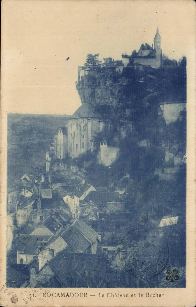 Rocamadour — O Castelo e o Rocho — Editora não identificada, n° 31 - Frente