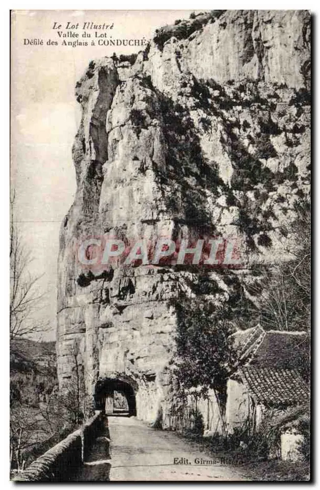 Englischer Parcours in Conduché — Tal des Lot — Edit. Girma-Rieger - Vorderseite