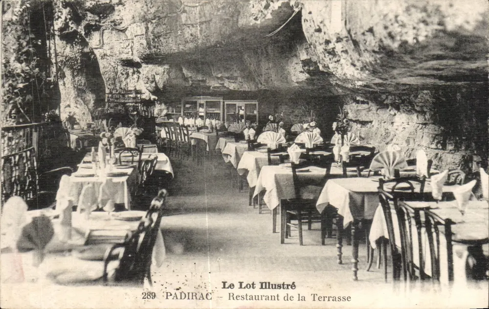 Padirac — Restaurante da Terrasse — Le Lot Illustré n°289 - Frente