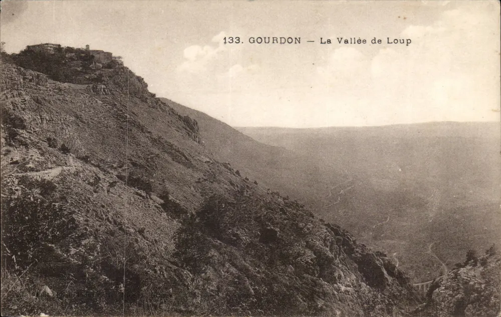 Gourdon — Dolina Loup — Wydawca nieznany, nr 133 - Awers