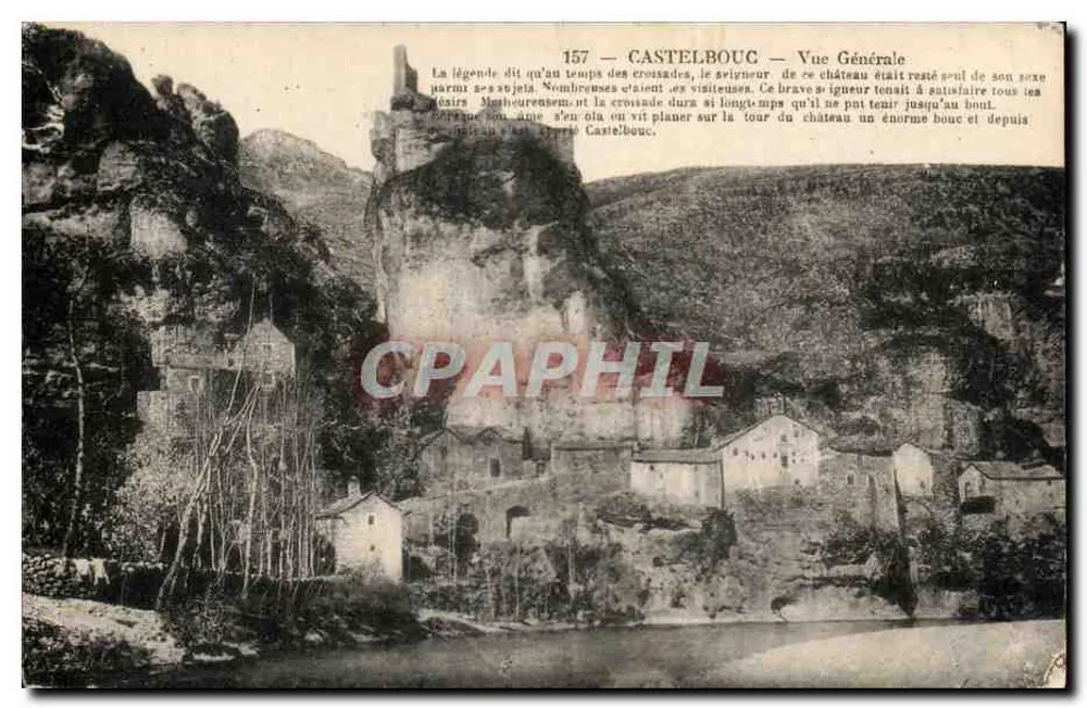 Castelbouc — Vista Geral — Editor não identificado, n° 157 - Frente