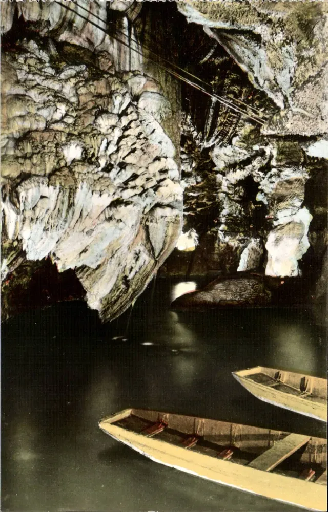 Gruta de Padirac — O Desembarque — Edições J. Vertuel (Lot) - Frente