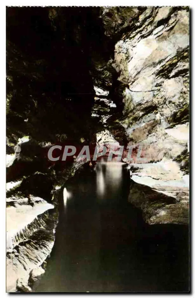Gruta de Padirac — A Rio Plana — Edições J. Vertuèle (Lot) - Frente