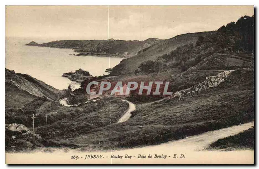 Bouley Bay - Jersey - E. D. - n°165 - Front