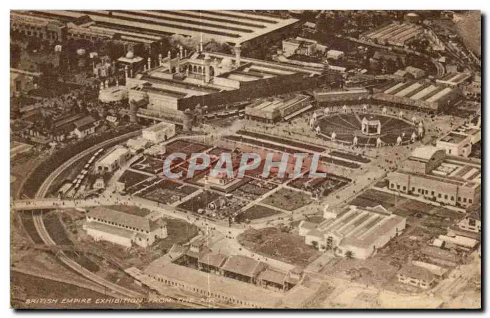 British Empire Exhibition — Luftbild — veröffentlicht von Sole Concessions, 1924 - Vorderseite