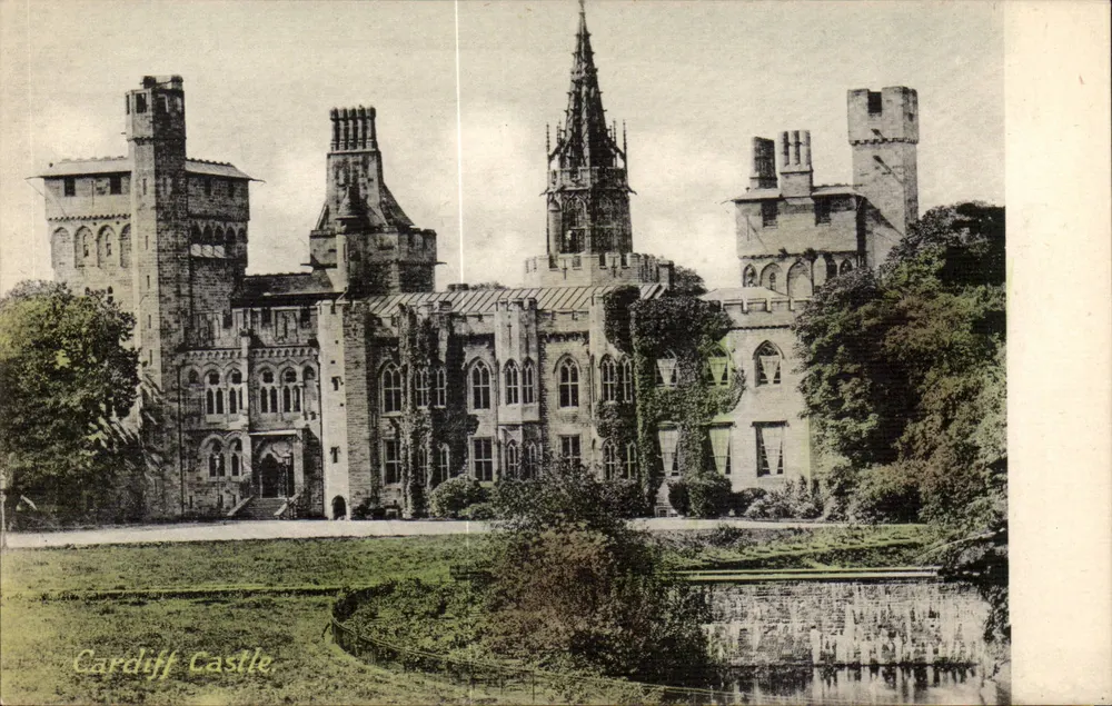 Cardiff Castle — Panoramablick — W.H.S. & S. (Ldn.) - Vorderseite