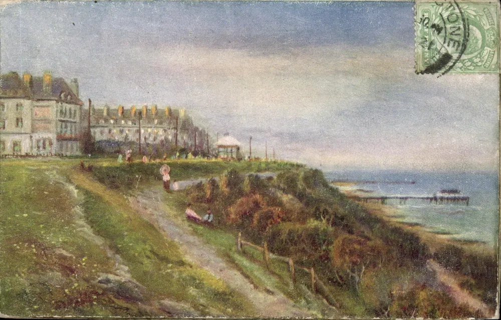 Widok wybrzeża w Honfleur — wydawca nieodczytelny, numer seryjny nieodczytelny - Awers