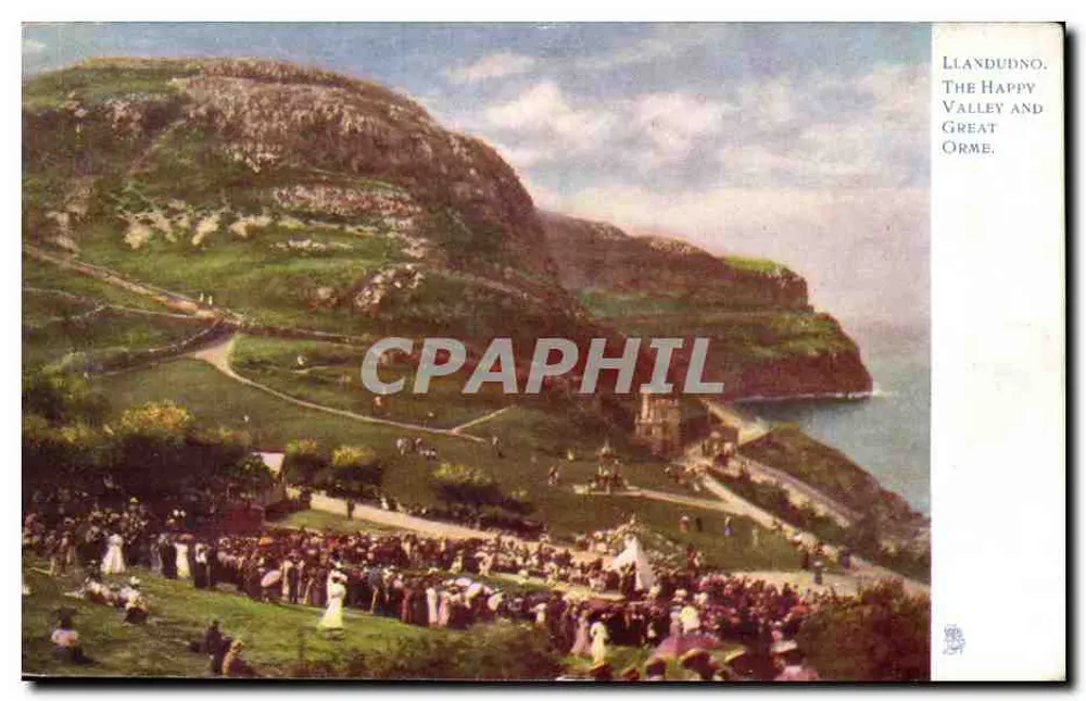 Llandudno. The Happy Valley and Great Orme. - Vorderseite
