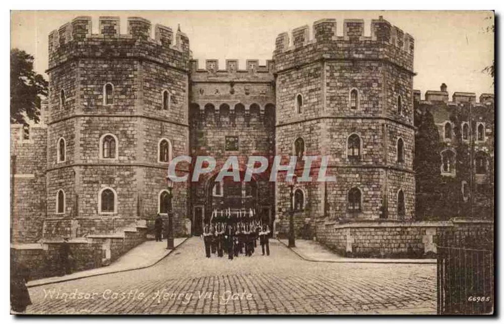 Windsor Castle, Henry VI Gate — Verleger Frith's Series, Nr. 66985 - Vorderseite