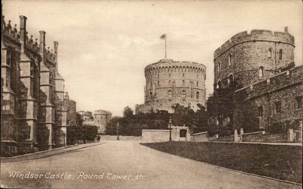 Schloss Windsor. Runde Turm, etc. — Frith's Series — F. Frith & Co. Ltd, Bridgwater - Vorderseite