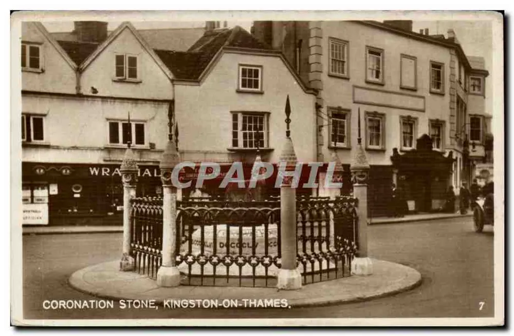 Coronation Stone, Kingston-on-Thames — Unbekannter Verlag, Seriennummer 7 - Vorderseite