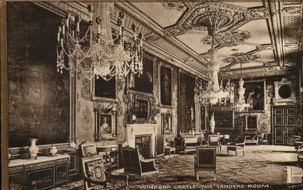 Windsor Castle — Die Vandyke-Saal — Verlag nicht sichtbar - Vorderseite