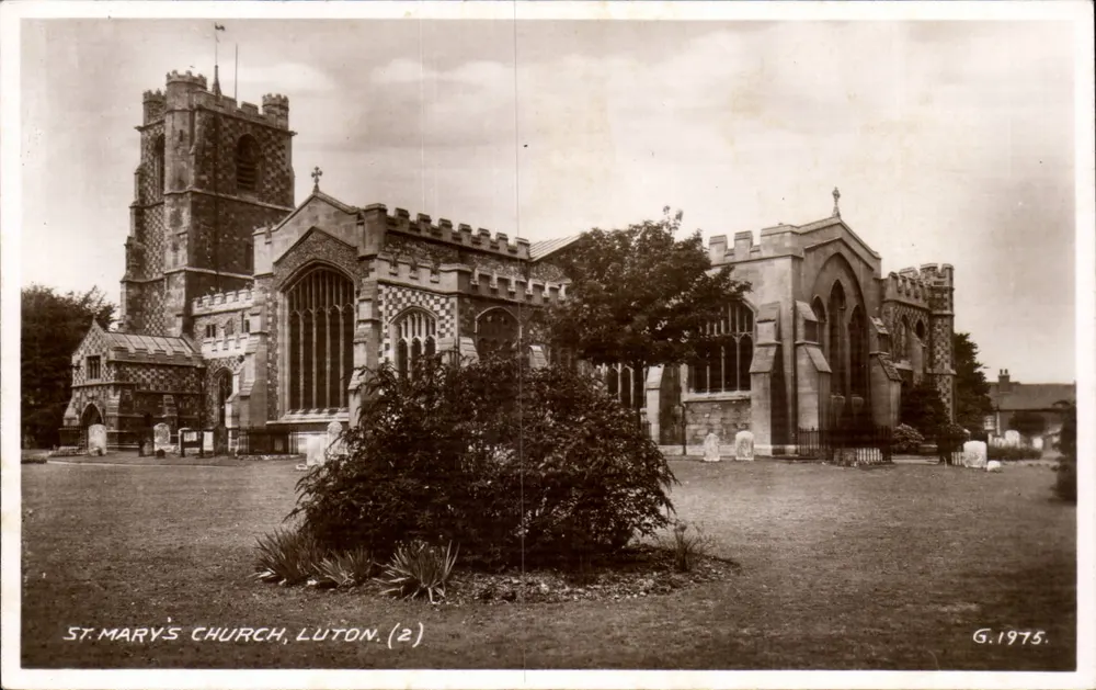 St. Mary's Church, Luton — Außenansicht — Valentine & Sons Ltd, n° (2) - Vorderseite