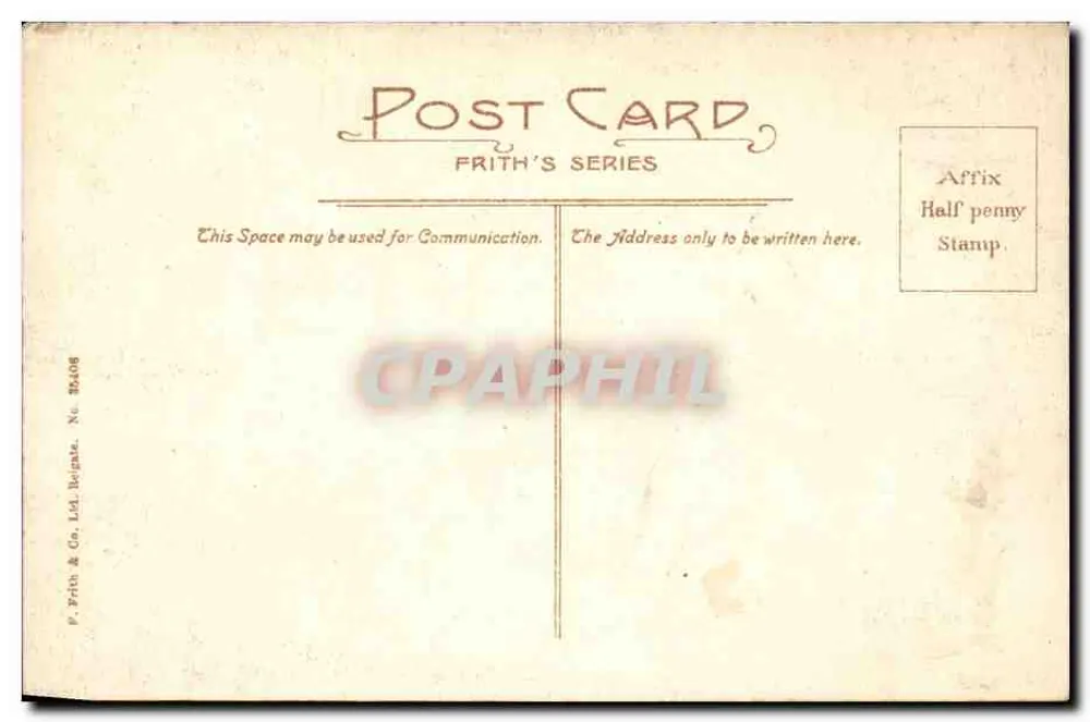 Grab des Kaiserlichen Prinzen — Windsor Castle, St. Georgs Kapelle — Frith's Series - Rückseite